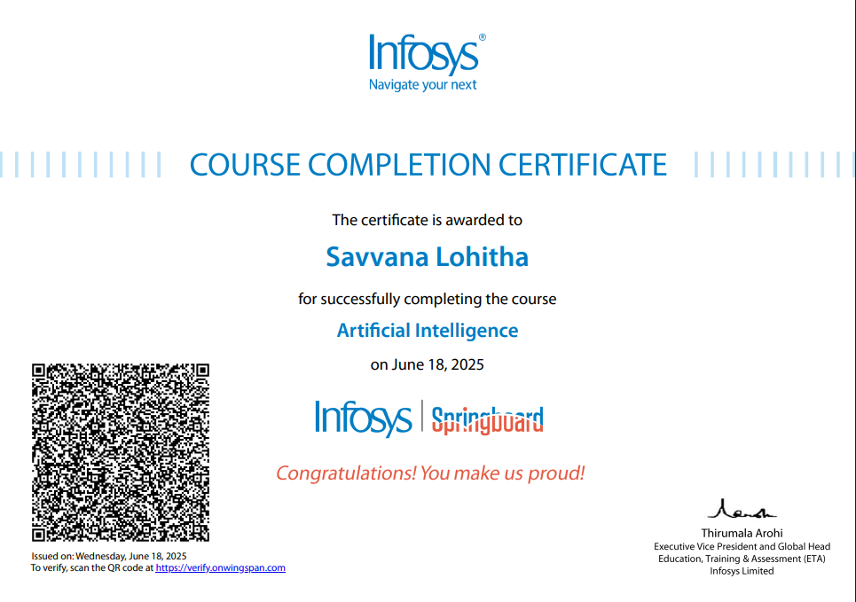 AI Certificate