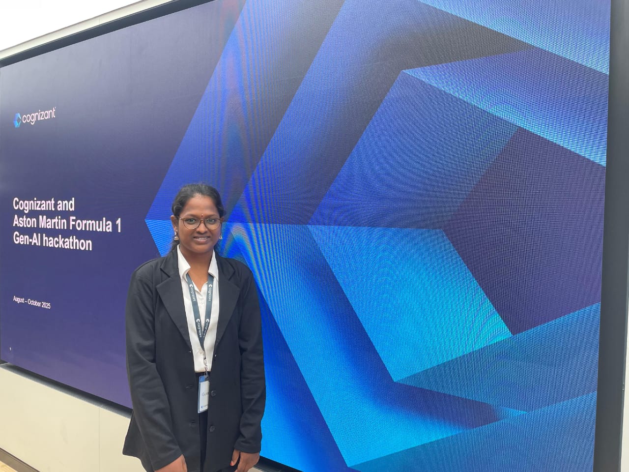 Cognizant F1 Ideathon Achievement