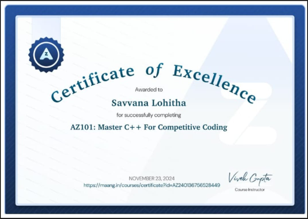 C++ Certificate